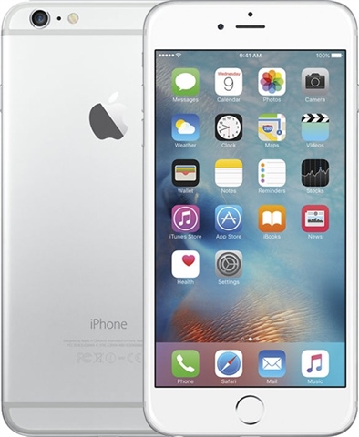 スマートフォン本体 Apple - iPhone 6 Plus Silver 16 GB au iPhone 6 Plus Silver 16 GB au